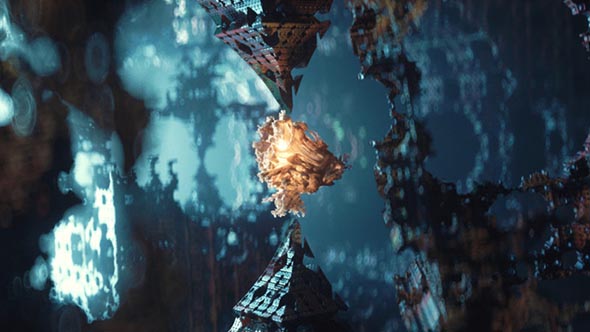 使用Octane Vectron制作抽象分形动画C4D教程 含英中文字幕