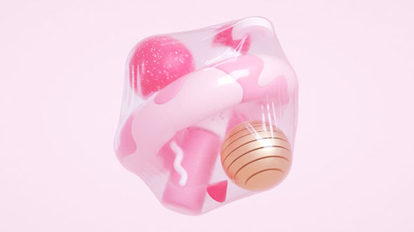 C4D使用布料动力学创建塑料收缩包裹模拟Cinema 4D教程