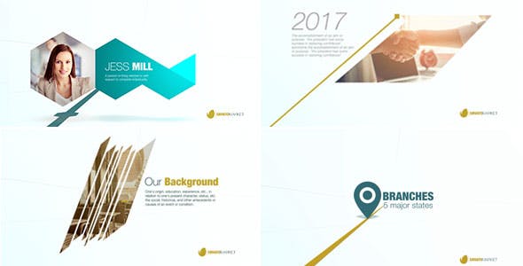 AE模板-简洁商务企业公司宣传片头 Corporate 3D Presentation