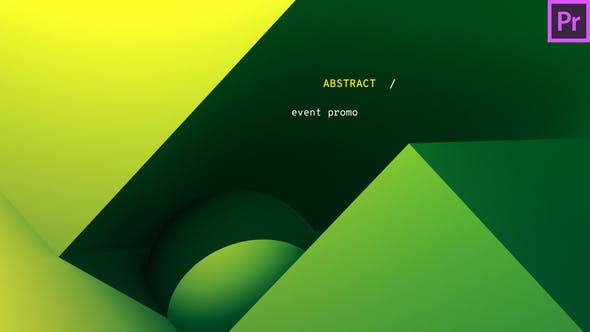 PR预设-渐变抽象三维动画背景栏目包装 Gradient – Abstract Event Promo Premiere Pro