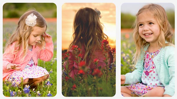 AE模板-快乐假期美好回忆照片墙相册拼贴片头 Great Moments