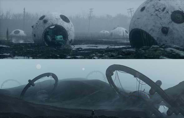 C4D工程源文件-未来科幻短片 No Signal