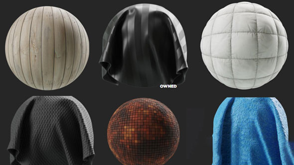 26个金属木纹布料石头材质Substance Source 26 Materials