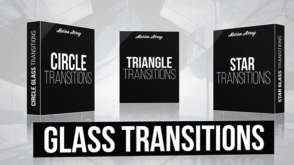 PR模板-300个动感玻璃质感图形遮罩视频转场预设