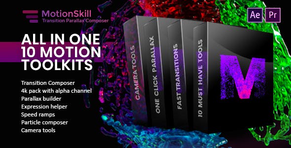 AE脚本-运动转场视差粒子表达式工具包