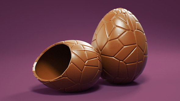 C4D复活节彩蛋建模Cinema 4D教程含中英文字幕