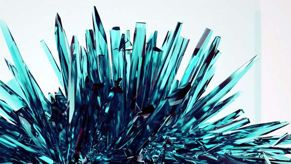 水晶碎片建模C4D教程Modeling Crystal Shards with Voronoi Fracture and MoGraph