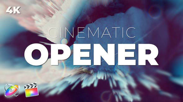 FCPX插件-大气色彩分离图片视频开场宣传片头