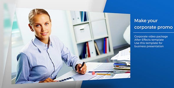 AE模板-简洁商务公司展示宣传片头 Clean Corporate Promo