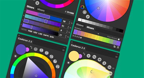 PS色环配色插件破解版 Coolorus V2.5.17 For Photopshop CC 2014-2022 Win