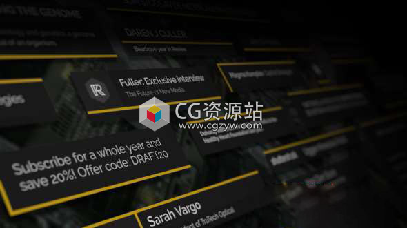 65组栏目包装字幕条视频素材