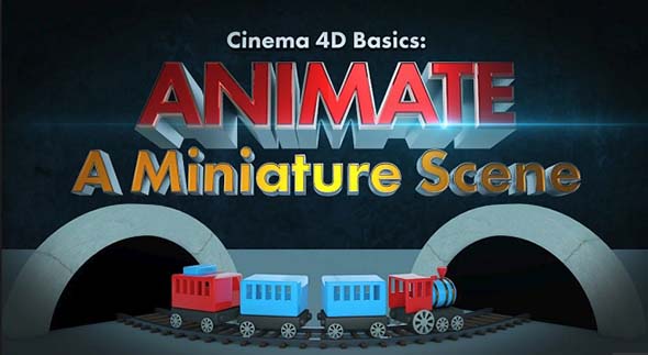 C4D小场景火车动画制作教程Skillshare Cinema 4D Basics Animate A Miniature Scene