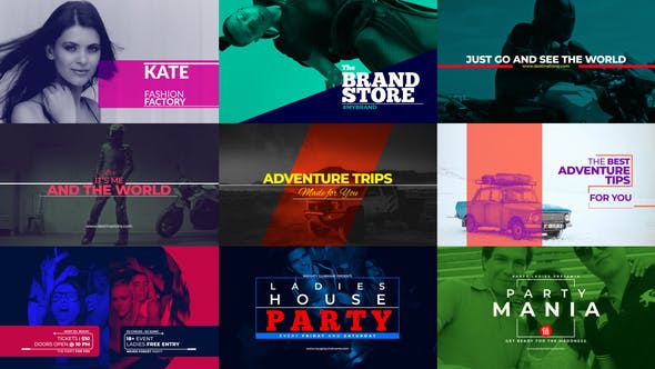 AE模板-20组4K时尚现代文字标题排版动画 TypOpener – Modern Titles