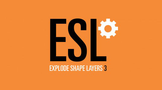 图形层解组合并AE脚本 Explode Shape Layers v3.5.4b + 使用教程