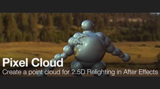 图片转换真实三维效果AE插件 Aescripts Pixel Cloud v1.7 Win破解版 + 使用教程