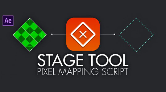 LED大屏幕VJ素材映射对齐AE脚本 Aescripts stageTool V1.4 + 使用教程