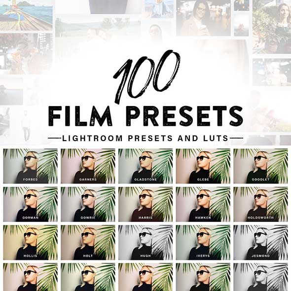 100个专业电影Lightroom预设和LUTs视频调色预设-图片1