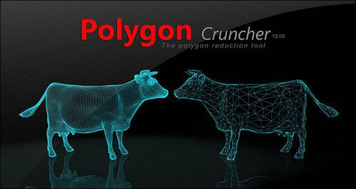 3DS MAX/Maya/Lightwave模型减面优化插件 Mootools Polygon Cruncher 14.50 Win破解版