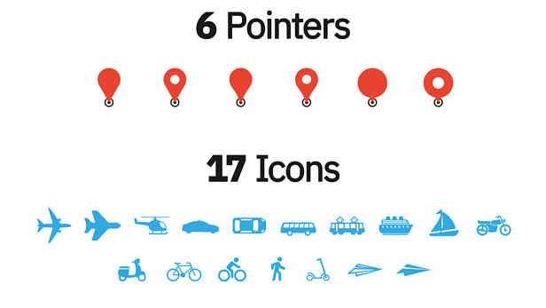 PR预设-地图路径箭头动画旅游图片地点展示工具包-图片6