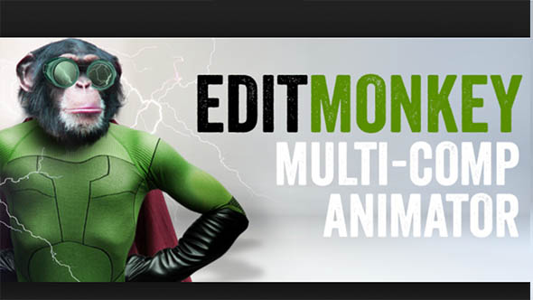 AE脚本-多图层运动一键处理动画 EditMonkey V1.06 + 使用教程