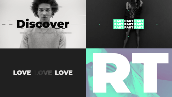 FCPX插件-4K时尚节奏感网络视频快闪片头+使用教程