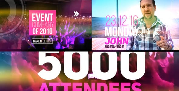 AE模板-动感时尚快速活动事件视频开场 Fast Event