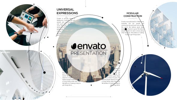 AE模板-时尚图形线条遮罩图片视频宣传片头