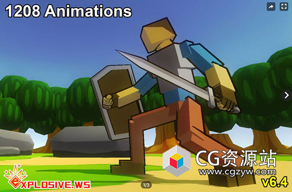 Unity角色动画包 RPG Character Mecanim Animation Pack v6.4