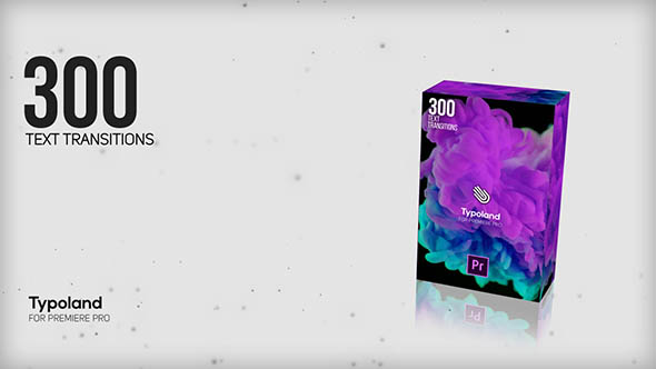 PR预设-300组文字标题排版信号损坏动画效果300 Text Transitions pack