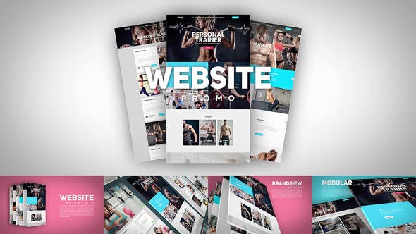 AE模板-网站促销介绍宣传片头 Website Promo