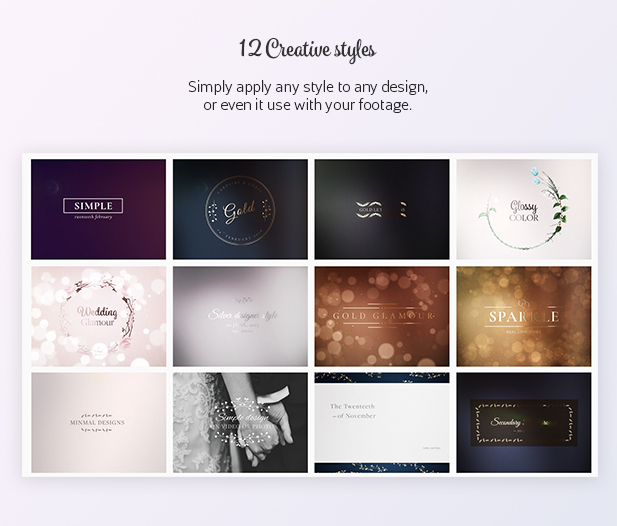 AE模板-300+婚礼标题标签花朵水彩枝条动画光效素材工具包-图片2