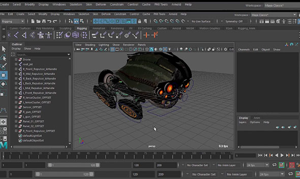Maya 2019建模基础教程+英文字幕  Maya 2019 Fundamentals Overview and Modeling