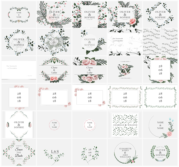 AE模板-300+婚礼标题标签花朵水彩枝条动画光效素材工具包-图片3