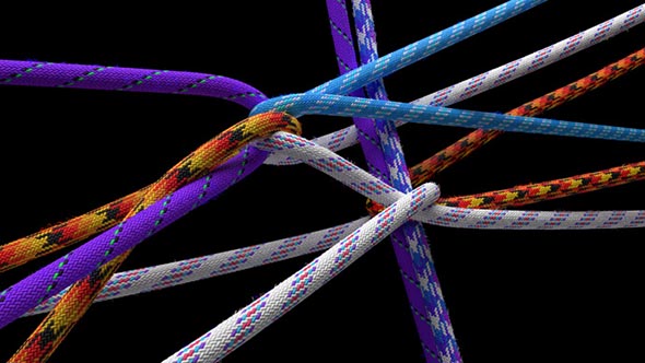 C4D动态绳索模拟教程+中/英文字幕