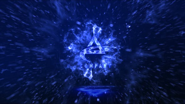 AE模板-多彩粒子碰撞爆炸logo开场 Colorful Ambient Logo Opener