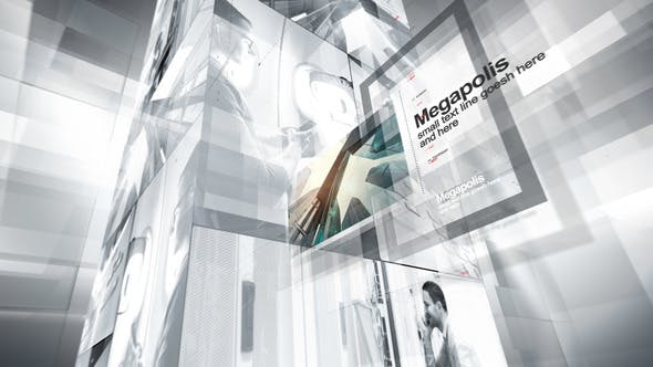 AE模板-科技感企业宣传视频包装片头 Technology Center