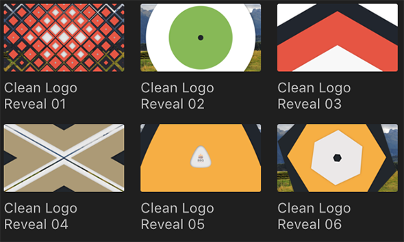 FCPX插件-30种简洁MG图形logo标志动画片头
