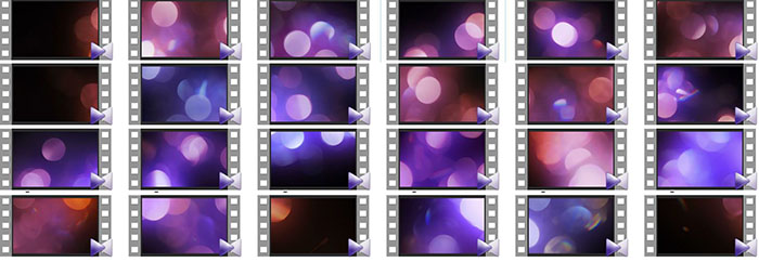 32组时尚婚礼浪漫梦幻光效及光圈模糊虚化效果视频素材-图片2