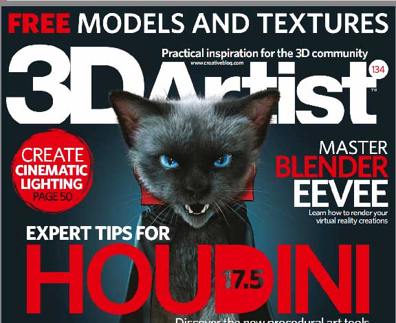 第134期 3D艺术家书籍杂志2019年