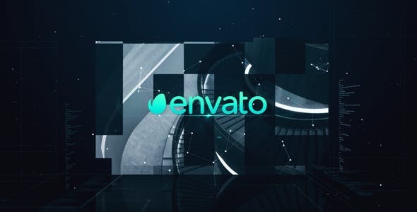 AE模板-蓝色科技感企业介绍 Digital Corporate Presentation