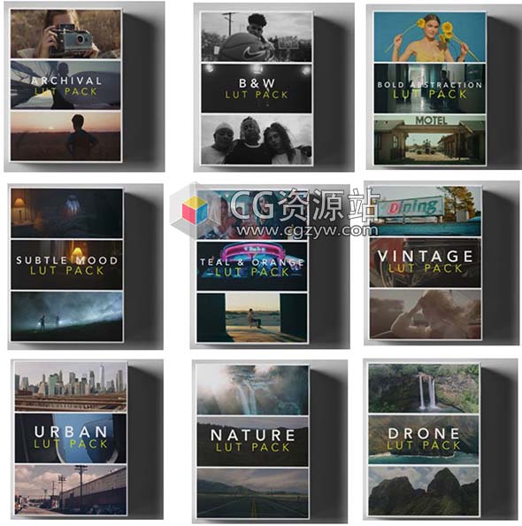 9套Tropic Color – 所有LUTs系列视频调色预设(AE/Pr/FCPX/达芬奇/PS等)