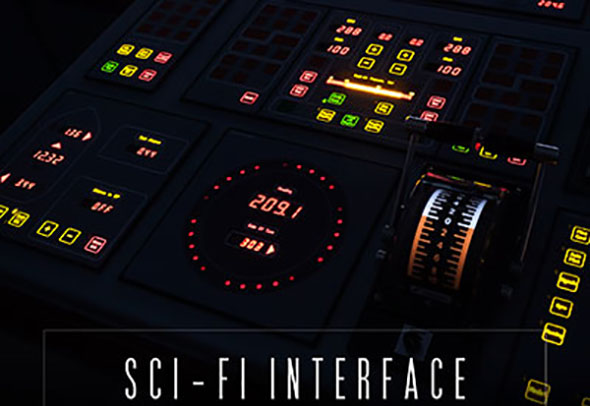 Sci-Fi科幻界面多功能UI WAV无损音效