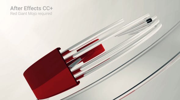 AE模板-三维企业动态标志logo动画 Short Simple Logo