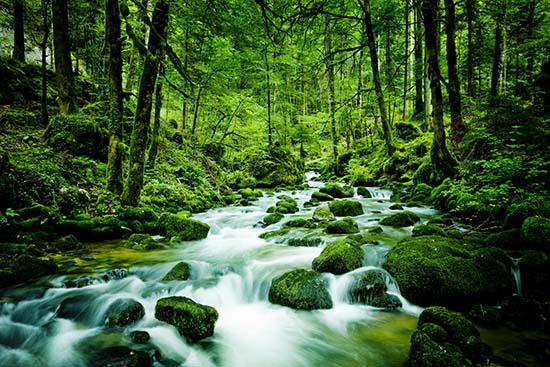 河流溪流水流排水声无损音效