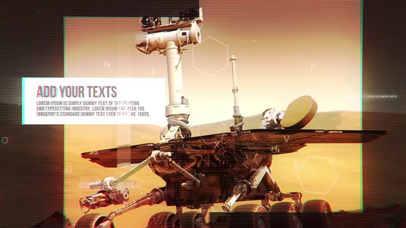 AE模板-科技感视差幻灯片业务事件介绍Modern Future Slideshow