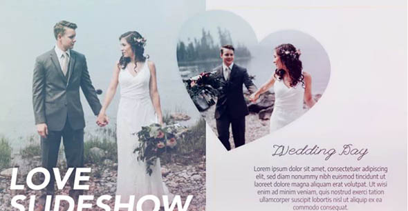 PR模板-唯美浪漫爱情故事婚礼周年纪念日婚礼相册片头