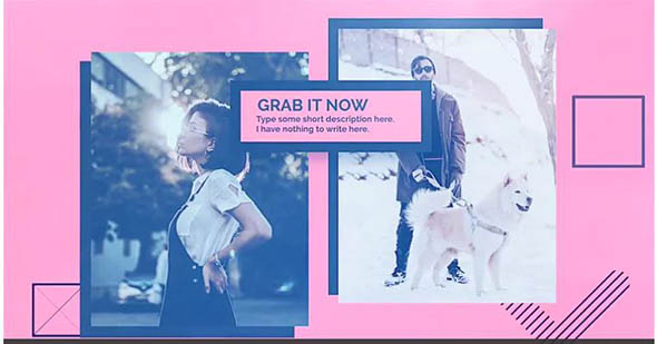 FCPX插件-创意图形背景文字标题图片视频包装片头