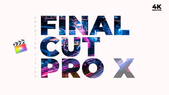 FCPX插件-25组时尚创意文字标题排版动画 Creative Titles