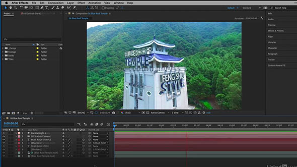 三维模型合成AE教程Lynda After Effects+英文字幕