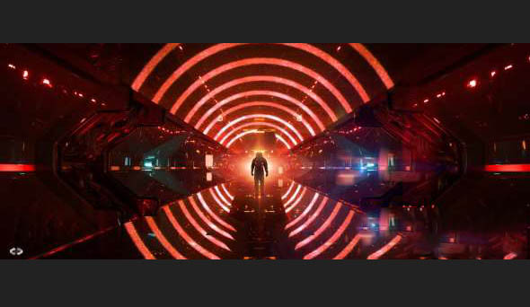 科幻室内场景灯光Octane渲染教程 Gumroad – Interior Lighting – Futuristic Corridor